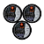 KIT 3x Cera Modeladora Matte Effect Leon Barber Efeito Molhado Fixação Extraforte 80g - Imagem 1