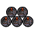 KIT 5x Cera Modeladora Black 80g Leon Barber Fixação Extra Forte disfarça fios brancos - Imagem 1