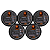 KIT 5x Cera Modeladora Black 160g Leon Barber Fixação Extra Forte disfarça fios brancos - Imagem 1