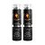 KIT 2x Matizador para cabelo Cinza Ativador Tom Cinza 250ml Leon Barber - Imagem 1