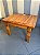 Mesa de centro Rústica de Madeira – 60 x 50 cm - Imagem 3