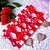 Kit 6 Mini Lacinhos de Bebê Faixinha Maternidade Tiarinha RN Baby Red - Imagem 1