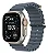 Apple Watch Ultra 3 GPS + Cellular • Caixa natural de titânio – 49 mm • Pulseira Oceano azul-âncora - Imagem 1