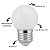 Lâmpada led bolinha G45 3w decorativa branco frio E27 127v Galaxy. - Imagem 3