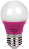 Lâmpada Superled S30 Colors 3W Bivolt Rosa IP66. - Imagem 2