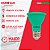 Lâmpada Superled PAR20 6W IP65 38° Verde IP65. - Imagem 5