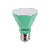 Lâmpada Superled PAR20 6W bivolt 30º Verde IP66. - Imagem 3