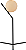 Luminária de mesa Pérola 48X28cm aço e vidro preto fosco. - Imagem 1
