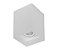 Spot de sobrepor quadrado facho direcionável PAR20 15X11X11cm policarbonato branco. - Imagem 1