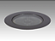 Embutido de solo chão LED flat in redondo com antiofuscante 30º 2700K 35W bivolt Ø19,2X11,3 com alumínio preto IP67. - Imagem 1