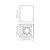 Plafon de sobrepor recuado quadrado facho direcionável dicróica MR16 máx. 15w bivolt 10X10X12,1cm alumínio branco. - Imagem 3