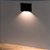 Balizador de sobrepor LED mini Neu 2 retangular facho simples externo 3000K 1,5w bivolt IP65 5X7X1,15cm policarbonato preto. - Imagem 2