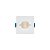 Plafon de embutir LED Easy recuado quadrado 38° 4000K 3w bivolt 7,5X7,5X5,4cm ABS branco. - Imagem 2