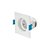 Plafon de embutir LED Easy recuado quadrado 38° 4000K 3w bivolt 7,5X7,5X5,4cm ABS branco. - Imagem 3