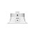 Plafon de embutir Square recuado quadrado AR70 Gu10 11,6X11,6X7cm alumínio branco. - Imagem 3