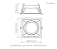 Plafon de embutir Square recuado quadrado AR111 16X16X7,9cm alumínio branco. - Imagem 2