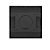 Plafon de sobrepor LED Deep recuado quadrado 3000K 22W bivolt 25,3X25,3X4,5cm policarbonato preto. - Imagem 3