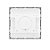 Plafon de sobrepor LED Deep recuado quadrado 3000K 22W bivolt 25,3X25,3X4,5cm policarbonato branco. - Imagem 3