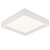 Plafon de sobrepor LED Deep recuado quadrado 4000K 22W bivolt 25,3X25,3X4,5cm policarbonato branco. - Imagem 2
