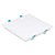 Plafon LED de embutir edge quadrado 4000K 20W bivolt 26x26x5,2cm policarbonato branco. - Imagem 1