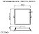 Plafon de embutir LED Edge quadrado 3000K 14W 110º bivolt 20x20x5,2cm policarbonato branco. - Imagem 3