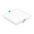 Plafon de embutir LED Edge quadrado 5000K 14W 110º bivolt 20x20x5,2cm policarbonato branco. - Imagem 1