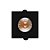 Plafon de embutir LED Móbili quadrado dimerizável para movelaria IRC90 2700K 2W 12V 3,7x3,7x1,9cm policarbonato e ABS preto. - Imagem 2