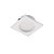 Plafon de embutir LED Móbili quadrado para movelaria MDF difuso 100° 3000K 2,5W bivolt 5,8x5,8x2,1cm ABS e policarbonato branco. - Imagem 1