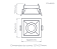 Plafon de embutir Square recuado quadrado PAR30 14x14x7,7cm alumínio branco. - Imagem 3