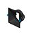 Plafon de embutir Square recuado quadrado PAR30 14x14x7,7cm alumínio preto. - Imagem 2