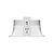 Plafon de embutir Square recuado quadrado PAR30 14x14x7,7cm alumínio branco e preto. - Imagem 2