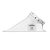 Plafon de embutir Square Angle recuado angulado quadrado 40º Mini Dicróica 10,4X7,4X5,2cm alumínio preto e branco. - Imagem 3
