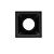 Plafon de sobrepor Square Out recuado quadrado direcionável PAR20 12X12X16,1cm alumínio preto. - Imagem 2