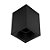 Plafon de sobrepor Square Out recuado quadrado direcionável PAR20 12X12X16,1cm alumínio preto. - Imagem 1