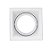 Plafon de sobrepor Square Out recuado quadrado facho direcionável AR70 12x12x13,1cm alumínio branco. - Imagem 2
