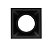 Plafon de sobrepor Square Out recuado quadrado facho direcionável AR111 16,4x16,4x14,1cm alumínio preto. - Imagem 2