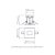 Plafon de embutir Narrow Olho de Moscou/Laser Quadrado 25° dicroica MR16 8x8x7,1cm metal e ABS branco e preto. - Imagem 3