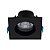 Plafon de embutir LED Easy recuado quadrado 34° 3000K 4,5W bivolt 9,5x9,5x5,4cm ABS preto. - Imagem 3