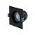 Plafon de embutir LED Easy recuado quadrado 34° 3000K 4,5W bivolt 9,5x9,5x5,4cm ABS preto. - Imagem 4