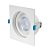 Plafon de embutir LED Easy recuado quadrado 30° 3000K 12W bivolt 14X14X7cm ABS branco. - Imagem 3