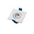 Plafon de embutir LED Easy Face plana quadrado 38° 4000K 3W bivolt 7,5x7,5x4,5cm ABS branco. - Imagem 3