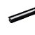 Perfil de embutir LED Archi recuado linear 2 metros IRC 93 2700K 56W 24V alumínio preto. - Imagem 1