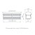 Perfil de embutir LED Archi recuado linear 2 metros IRC 93 2700K 56W 24V alumínio preto. - Imagem 2