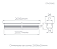 Perfil de embutir LED linear 2 metros IRC 93 2700K 28W 24V alumínio preto. - Imagem 2