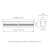 Perfil de embutir LED linear 1 metro lente preta IRC 93 2700K 18,5W/m 24V alumínio preto. - Imagem 4