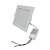 Luminária plafon LED 12W 3000K branco quente quadrado embutir 17cm X 17cm. - Imagem 3