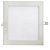 Luminária plafon LED 12W 6500K branco frio quadrado embutir 17cm X 17cm. - Imagem 1