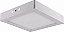 Luminária plafon led 12W 6500K branco frio quadrado sobrepor 17cm X 17cm. - Imagem 3