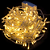 Pisca de Natal 50 Leds Branco Quente 8 Funções 5 Metros fio transparente bivolt. - Imagem 3