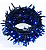 Pisca de Natal 100 Leds Azul 8 Funções 10 Metros fio verde 220V. - Imagem 1